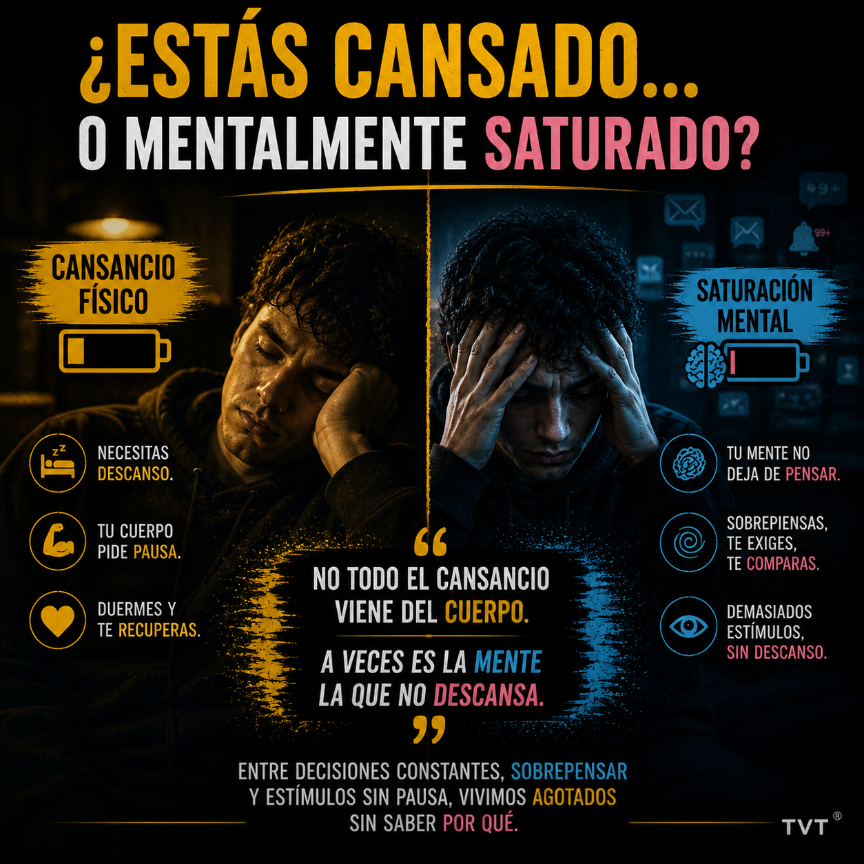 ¿Estás cansado… o mentalmente saturado?