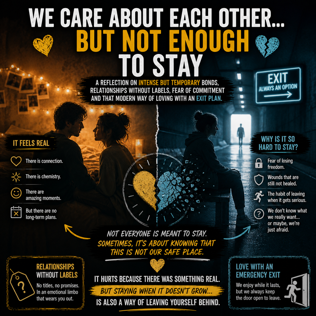 We love each other… but not enough to stay